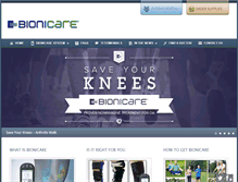 Tablet Screenshot of bionicare.com